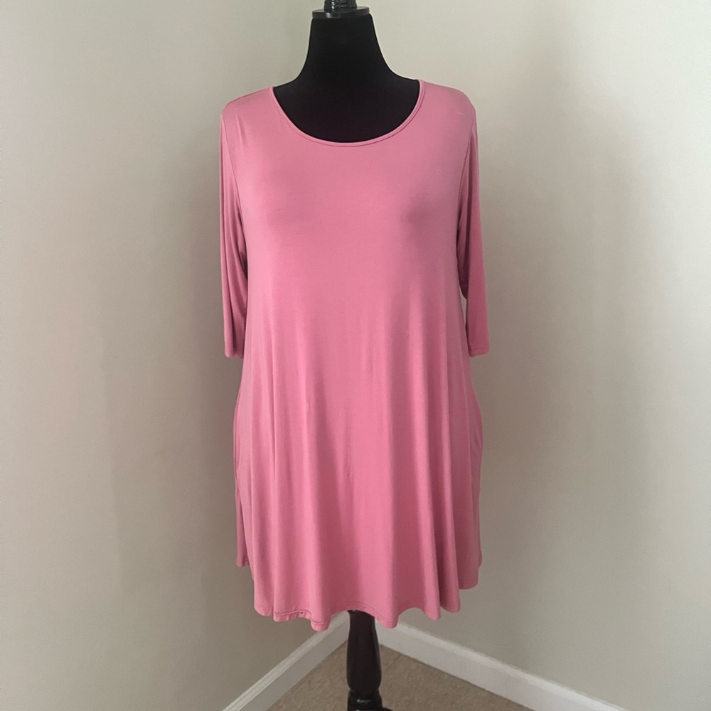 Piko 1988 Soft Pink Tunic Top